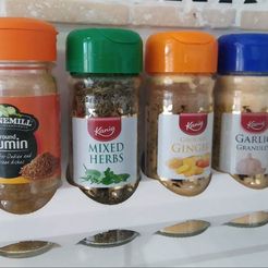 e707684c3541d606c7e6bf49f4c86583_display_large.jpg Free STL file Spice Rack・3D printer design to download