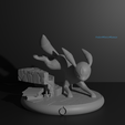 Umbreon5.png Umbreon pokemon 3D print model