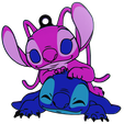 Stitch-and-Angel-Pareja-2.png Lilo and Stitch Keychain - Lilo & Stitch Keychain