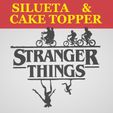 SILUETA & CANE eS TRANGE} STRANGER yey Stranger Things - SIlhouette silhouette - 2 models