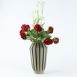 LSTL0065_Dream_3.png The Dream Modern Ribbed Vase STL File: 3D Print Home Decor (Digital Download)
