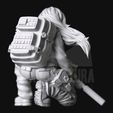 ss01a-face-03.jpg Strife Series 01a - Cute Post-Apocalyptic Stalker Girl with Sniper Rifle