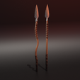 2-spears.png Medieval miniature spear