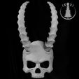 masks1.jpg Mask "Skull with horns"