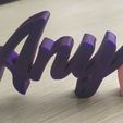 Any.jpg Fichier 3D Noms personnalisés-Noms personnalisés・Idée pour impression 3D à télécharger