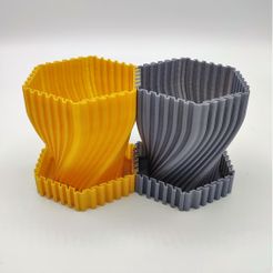 1.jpg Archivo STL jarrón de enclavamiento・Plan imprimible en 3D para descargar