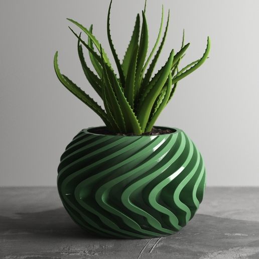 3D Printable Vase - Flower Pot / Planter g197