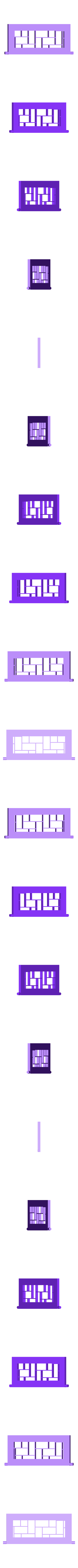 porte horizontale 45,7625x99 motif 2.stl fridge furniture