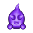 ghoust head.stl STL file Ghost earrings (Halloween)・3D printer design to download