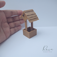 MINI-WISHING-WELL-PLANTER-Dollhouse-Miniature-3.png Miniature Mini Wishing Well | Tiny Wishing Well, Miniature Outdoor Furniture