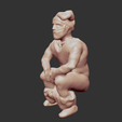 CaganerV2.PNG STL-Datei Caganer・3D-Druck-Idee zum Herunterladen
