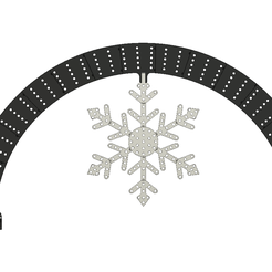 SNOWFLAKE.png ARCH WITH SWAPABLE CENTER PROPS