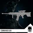 19.png Commando Gun for 6 inch action figures