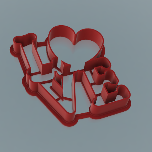 LOVE CUTTER 3D model