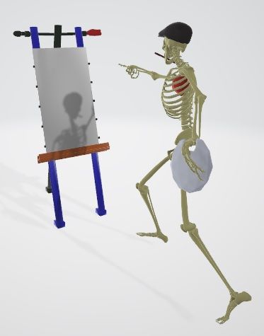 HALLOWEEN SERIES CONSTRUCTION PAINTER OF LOVE SERIES - 3D model önizlemesi