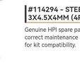 hpi-steering-bush.jpg HPI RS4 SPORT 3 STEERING BUSH