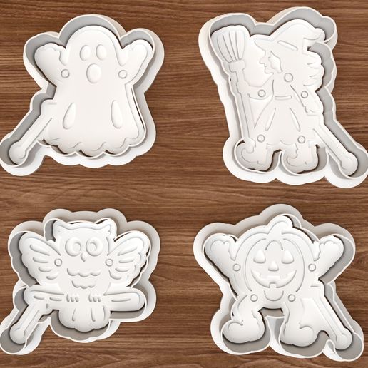 Halloween Shadow Puppets Cookie Cutter Set