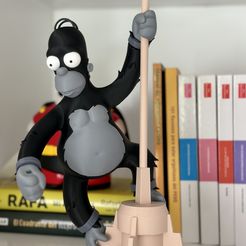 King kong Homer-Color Print
