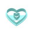 Heart-Donut-2.1.png Donut Cookie Cutters | STL File