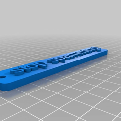 2ee5dcb6d72e54810e9fbd5a0f234cce.png Download free SCAD file anti-spam-keychain (customizable) • Template to 3D print, dede67