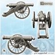 3.jpg Modern wheeled artillery cannon (1) - Pirate Jungle Island Beach Piracy Caribbean Medieval Skull Renaissance