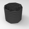 untitled.1126.png flowerpot origami faceted origami pen pot flowerpot