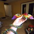 FLYING SERPENT, QUETZALCOAT, WINGED SERPENT, ARTICULATING FLEXI WIGGLE PET, PRINT IN PLACE, FANTASY SNAKE