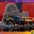 BASE-4X4-A1.png Off-Road Display Base for your Hot Wheels" Cars