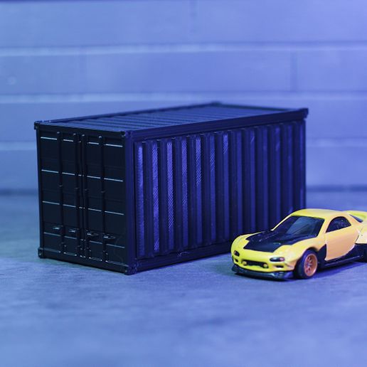 🛞 1/64 Shipping Container: Modular Home・ STL File for 3D printing・Cults