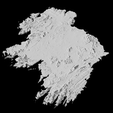 Ireland3.png Ireland Topographic Map - 3D Terrain Elevation - Relief 3D Map of Ireland