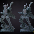 240223-StarWars-Boba-Fett-Sculpture-images-002.png Boba Fett Original Version Sculpture - Star Wars 3D Models - Tested and Ready for 3D printing
