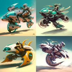vitumendes_hoverbike_by_Hajime_Sprayama_9f4891f4-f450-49d0-b85b-25549fd4dfde.png Depressed Space Dudes + Plain Blue Guys Hover bikes