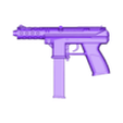 TEC9 V2.stl weapon gun SMG TEC9 V2 -figure 1/12 1/6