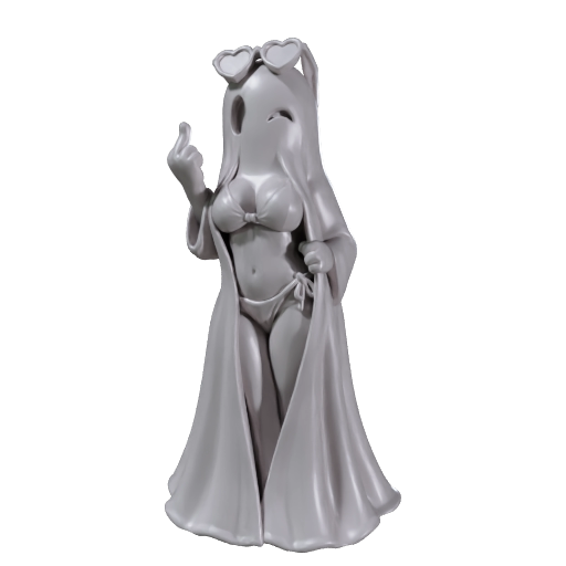 Halloween-Geist: Strandbabe – STL & 3MF
