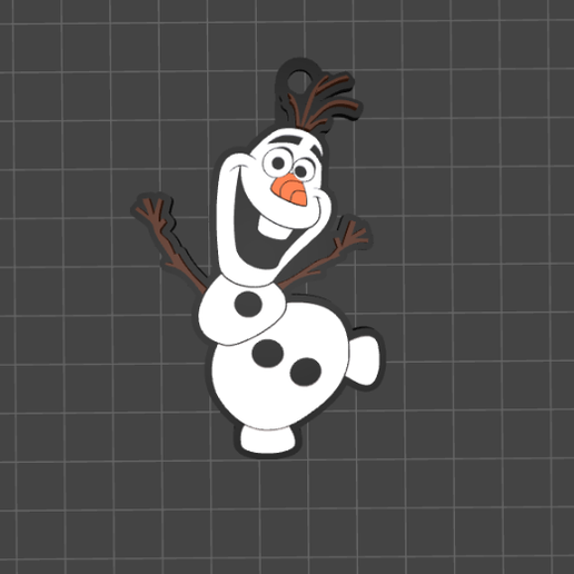 olaf keychain