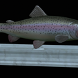 Rainbow-trout-statue-12.png fish rainbow trout / Oncorhynchus mykiss open mouth statue detailed texture for 3d printing