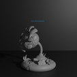 Lileep6.png Lileep and Cradily pokemon 3D print model