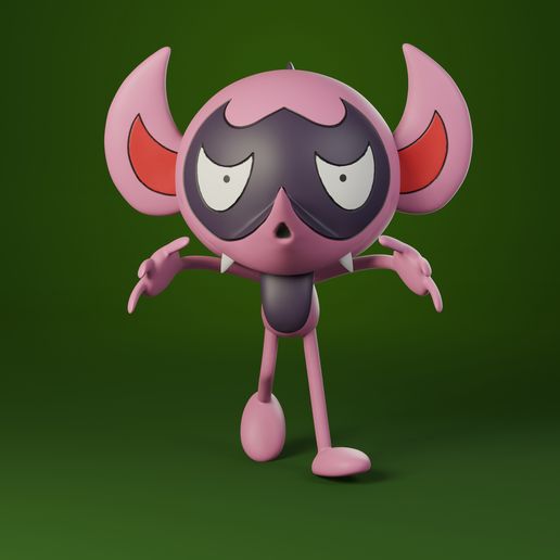 🐉 pokemon impidimp・ STL File for ・Cults