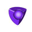 Cap_simple.stl Cube Spinner with Ball-Vertices