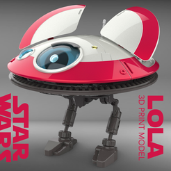 aD) Was eet Star Wars L0-LA59 (Lola) Animatronic Edition droid