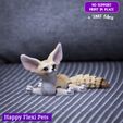 2.jpg Fennec fox realistic articulated flexi toy