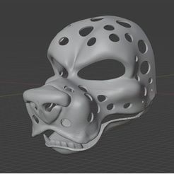 hound1.jpg STL-Datei Fursuit Kopfteil Hund/Bär・3D-druckbares Modell zum Herunterladen