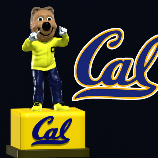 🏛️ NCAA Oski University of California Berkeley 3d Print