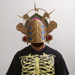 Capture d’écran 2017-08-23 à 13.16.33.png Free STL file Thunder Helm - Zelda Breath of The Wild・3D printable model to download