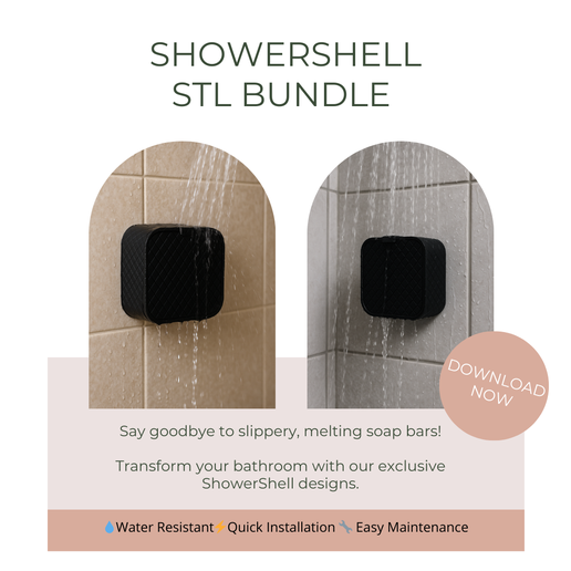 Modern 3D Printed Soap Holder: Shower Organizer , Bathroom organizer, ShowerShell