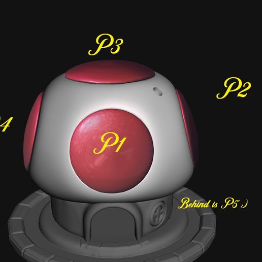 Super Mario Toad House+Figure 3D model