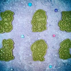 S0417378.jpg 3D-Datei Paw Patrol cookie cutter set of 6・3D-druckbares Modell zum Herunterladen