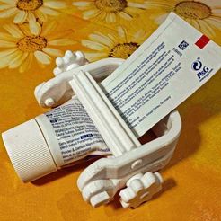 210116_Paste_Pusher-02_bearbeitet-10.jpg 3D-Datei Tube ejector Tubenausquetscher kostenlos・3D-Drucker-Modell zum herunterladen
