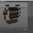 2022-10-31_14-25-58.png Chinese House 3D model Low-poly 3D model