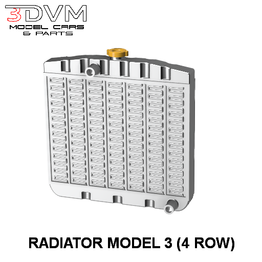 🤏 Radiator for 60s and 70s Small Block Muscle Cars in 1/24 1/25 scale ...